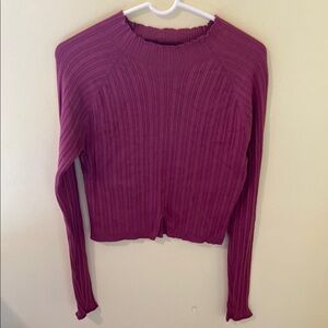 Garage Women's Ribbed Knit Top - Pink